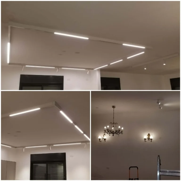 התקנת גופי תאורה