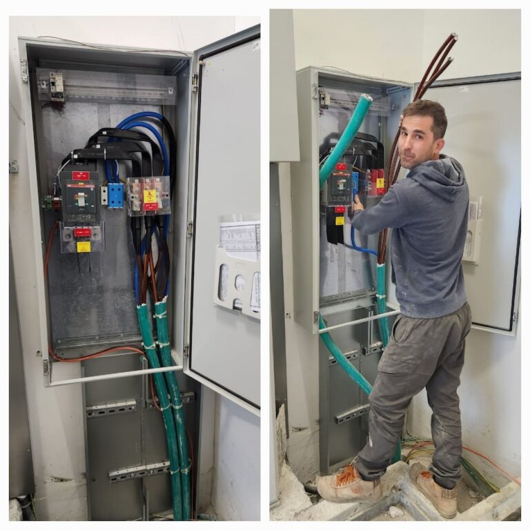 הגדלת חיבורי חשמל